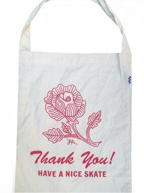 Canvas VANS x Lizzie Armanto Tote Bag with Red Rose graphic - Thank You Design